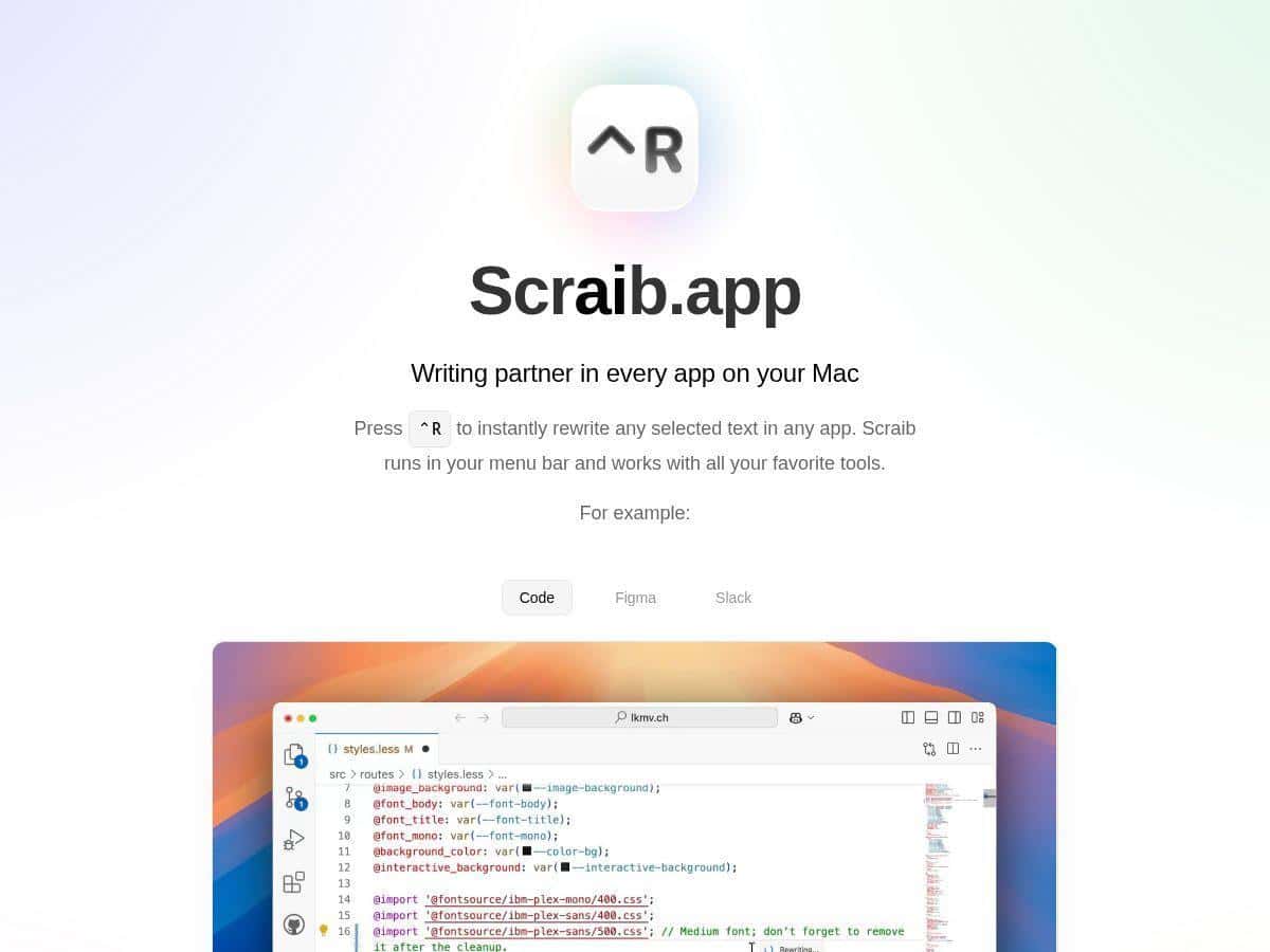 Scraib Review – Simplify Your Writing on Mac with AI