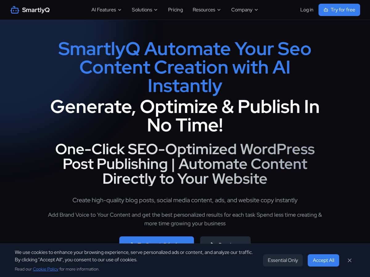 SmartlyQ Review – An All-in-One AI Content Creator
