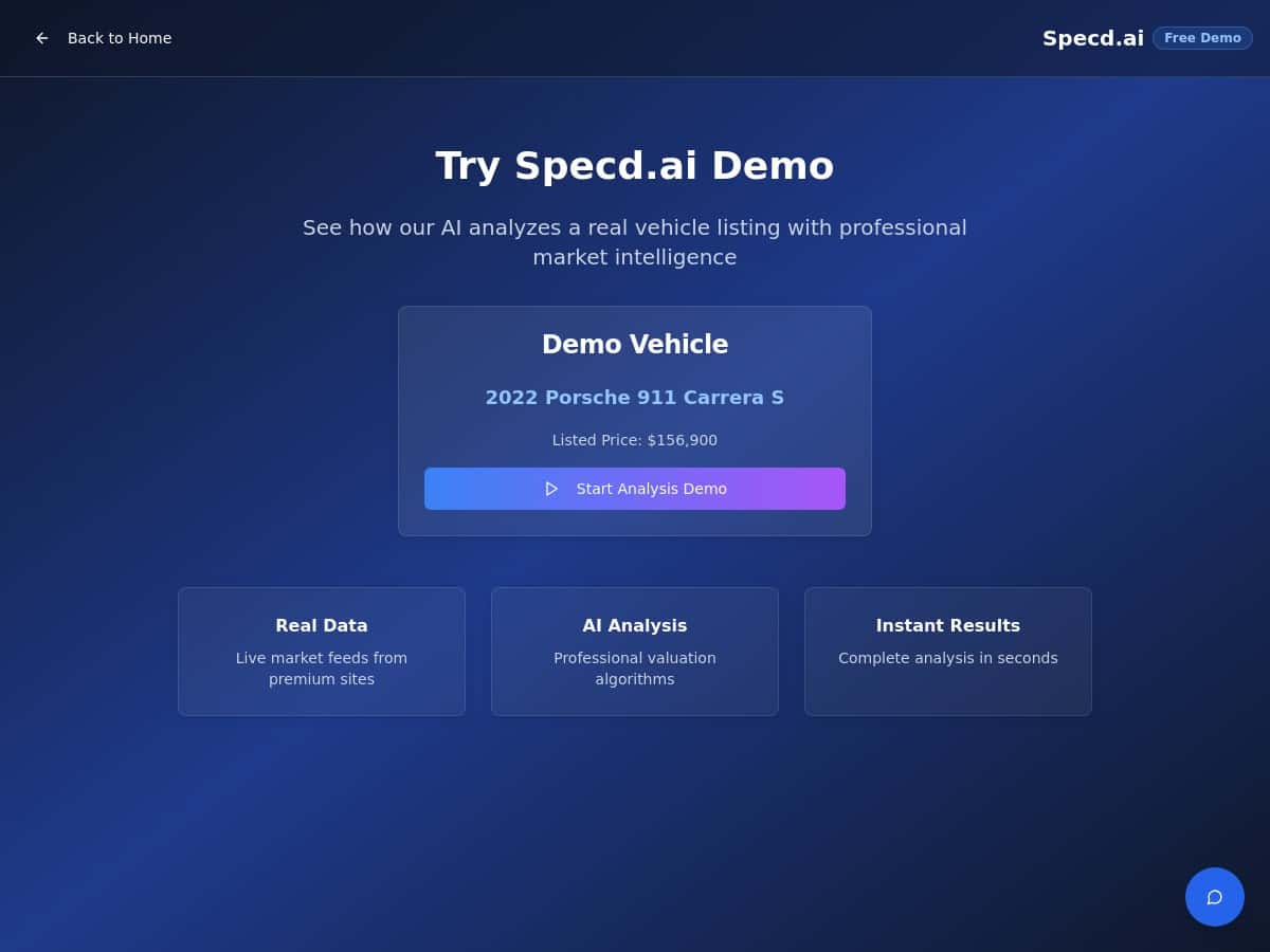 Specd.ai Review – Accurate and Instant Car Valuations
