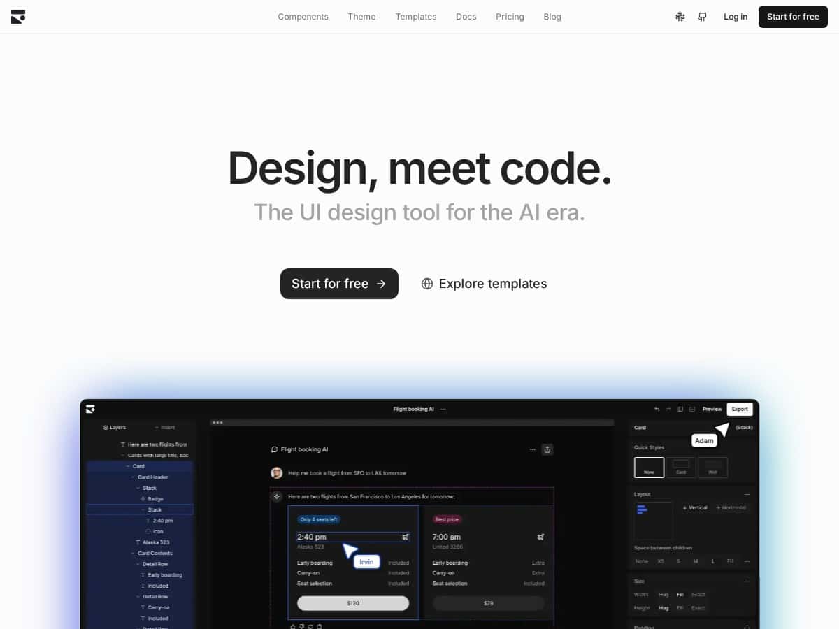 Subframe Review – Streamlining UI Design with AI Assistance