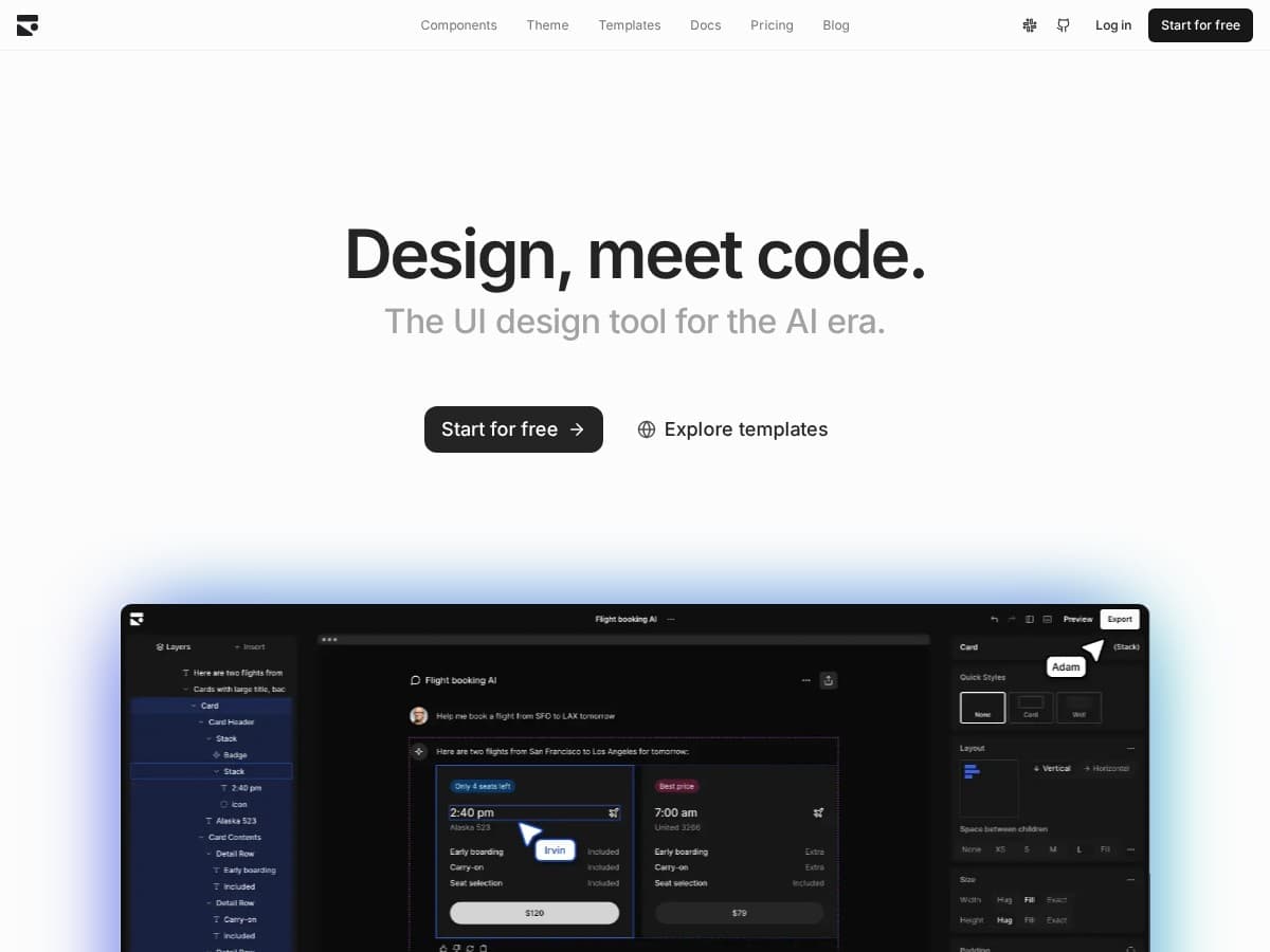 Subframe Review – Streamlining UI Design with AI Assistance