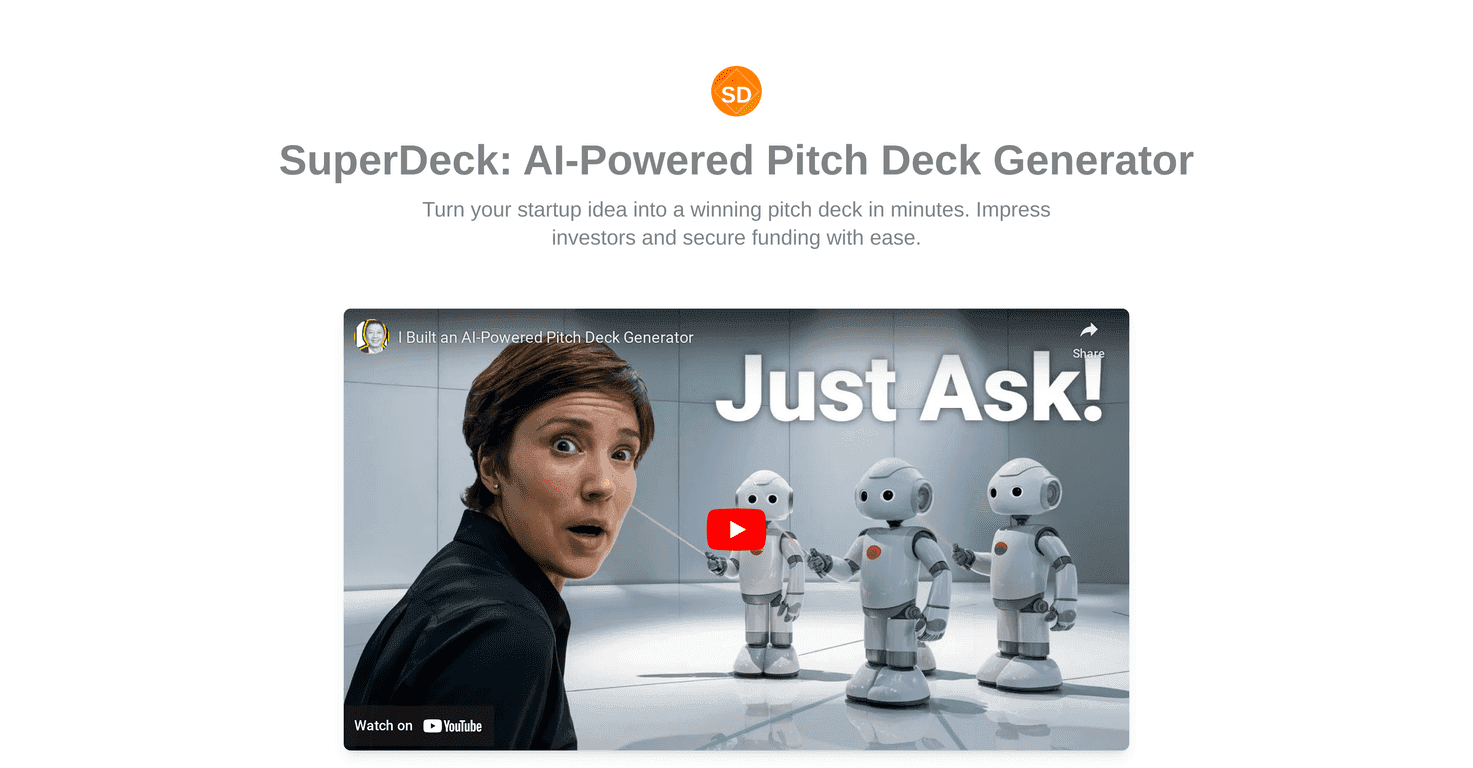 SuperDeck Review – Create Winning Pitch Decks Fast