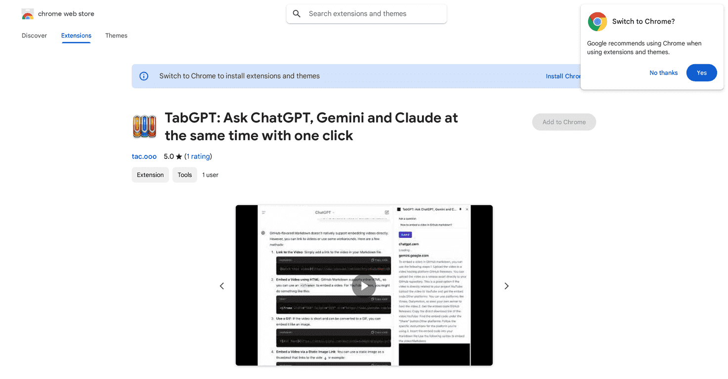TabGPT Review – Your Go-To AI Interaction Tool