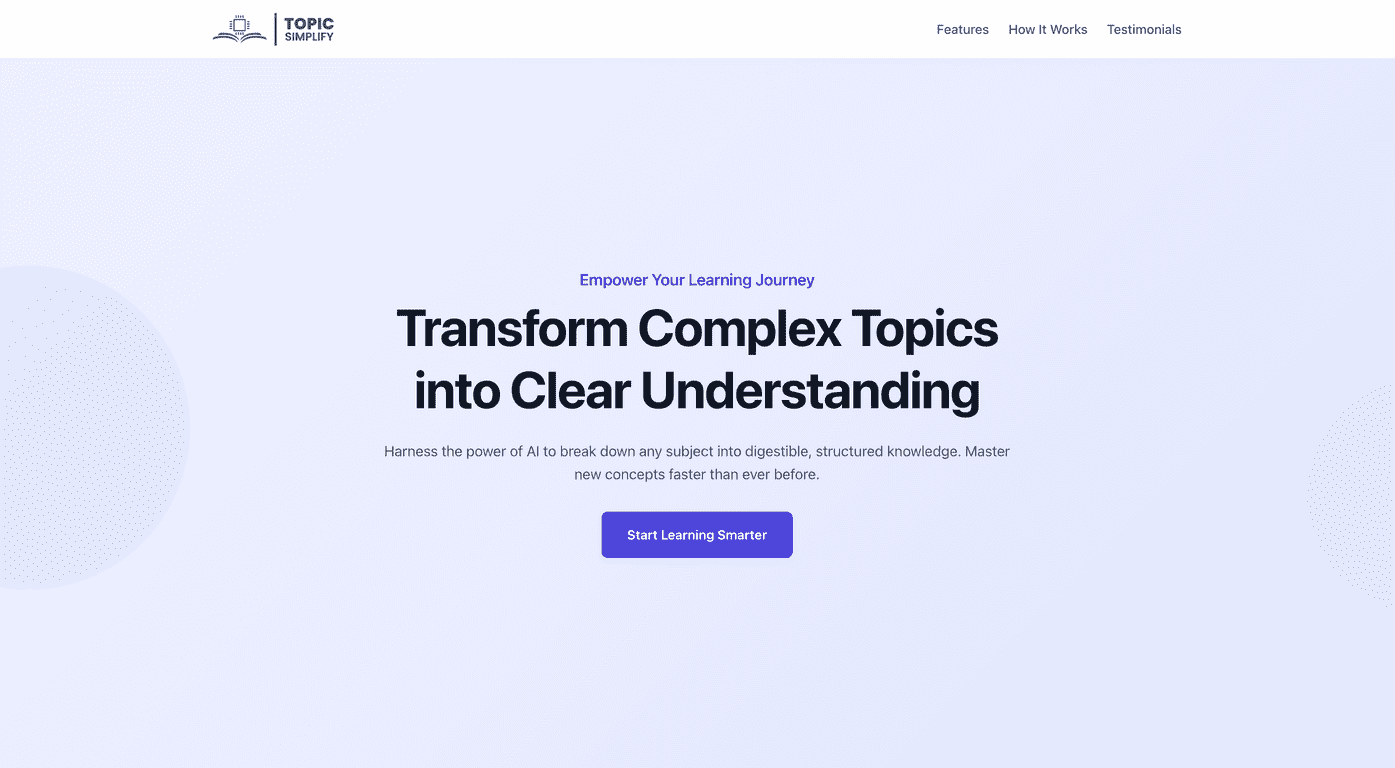 TopicSimplify Review – Your AI Learning Companion