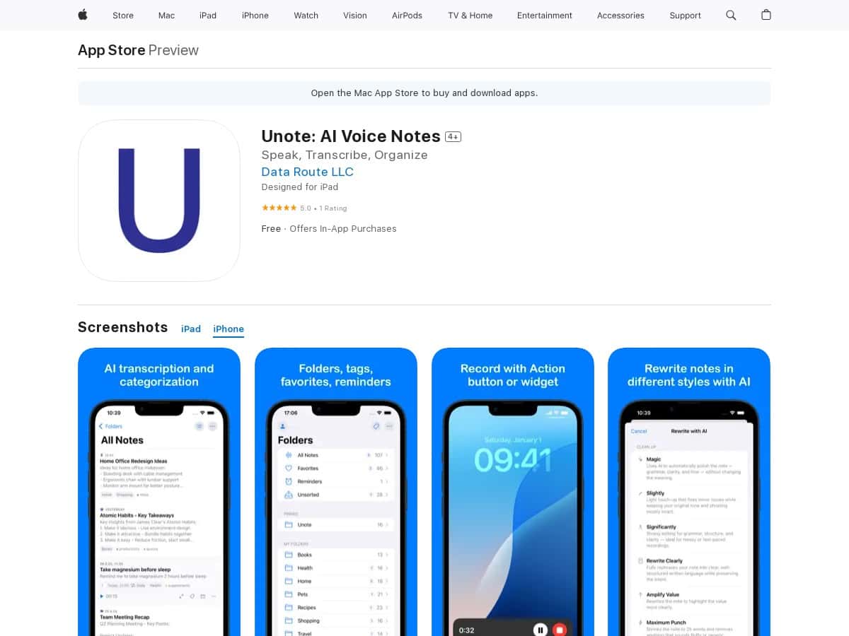 Unote Review – The Best AI Voice Note App of 2025