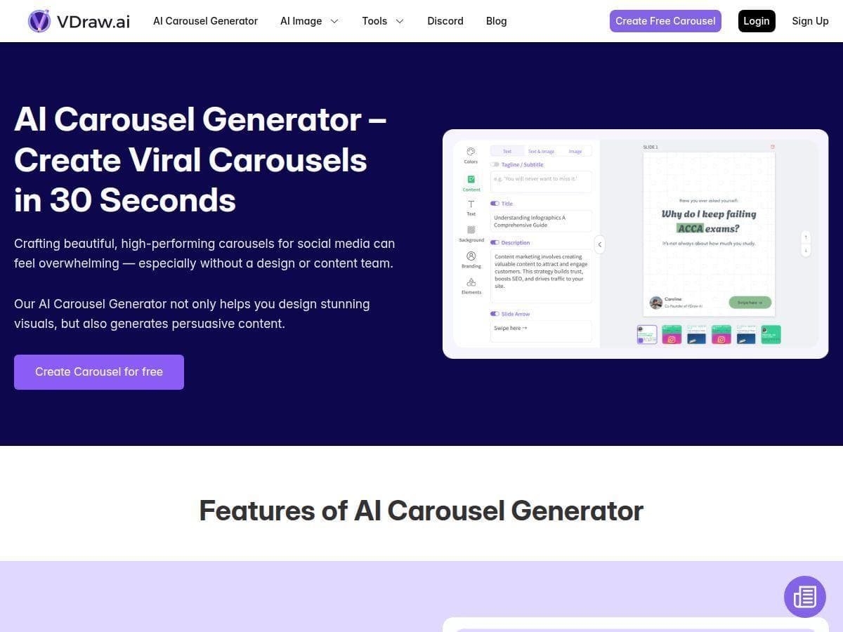 VDraw Review – Discover the Easy Way to Make Stunning Carousels