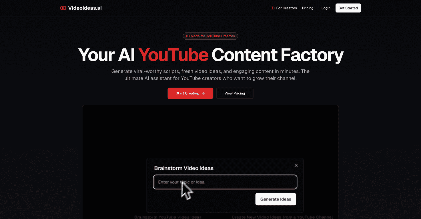 VideoIdeas.ai Review – Crafting Your YouTube Success