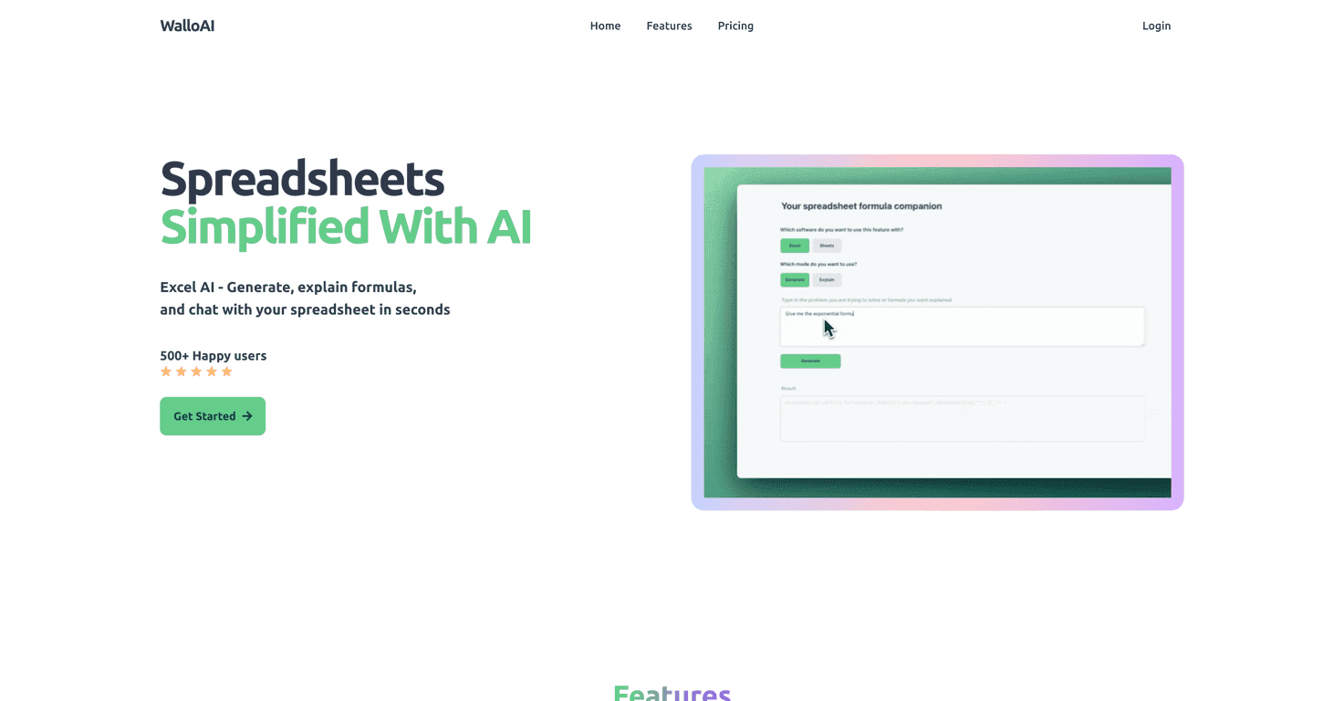 WalloAI Review – Your AI Assistant for Spreadsheets