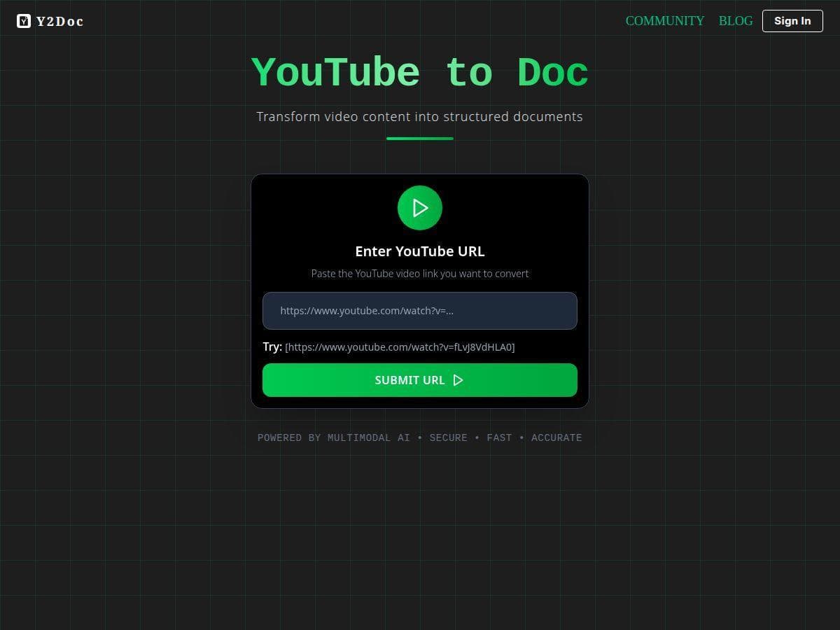 Y2Doc Review – Turning YouTube Videos into Organized Docs with Ease
