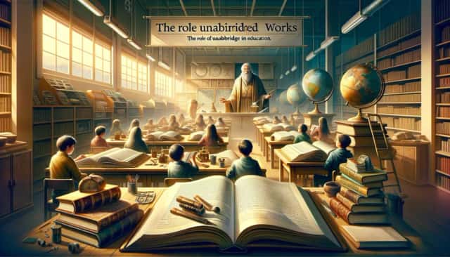 Die Rolle ungekürzter Werke in der Bildung