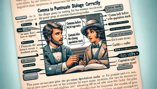 Punctuate Dialogue Properly