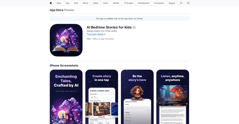 Ai Bedtime Stories For Kids
