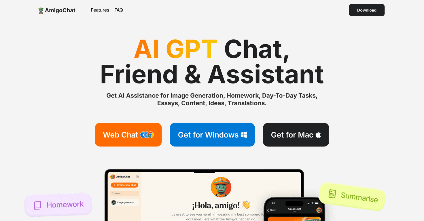 AmigoChat Review – Your Friendly AI Assistant