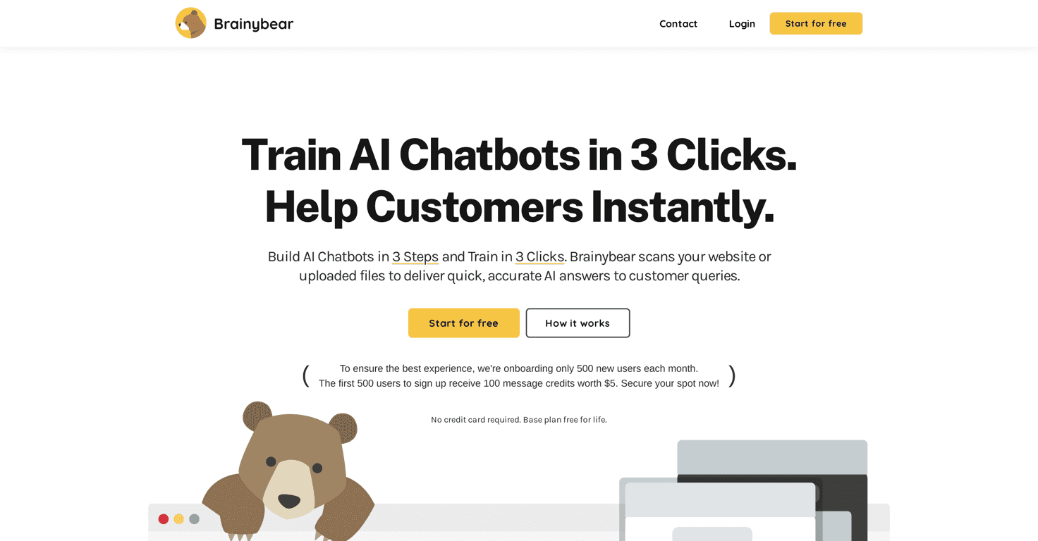 BrainyBear Review – Effortless AI Chatbots for Everyone