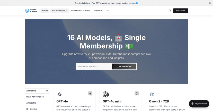 Compare Ai Models
