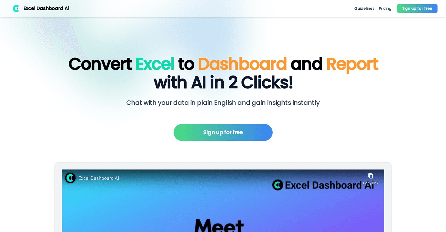 ExcelDashboard AI Review – Transform Your Data Effortlessly