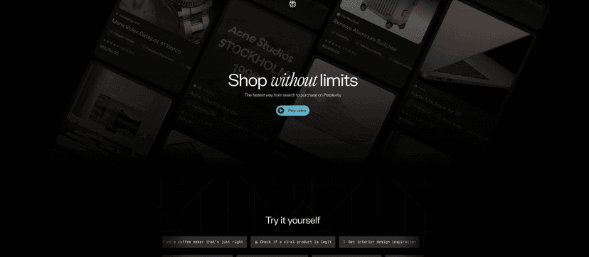 Perplexity Shopping