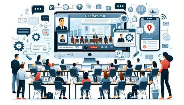 Kostenlose Webinare oder Online-Workshops veranstalten