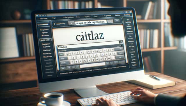 Usa herramientas para la capitalización de títulos