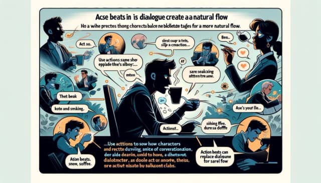 Use Action Beats for Natural Flow