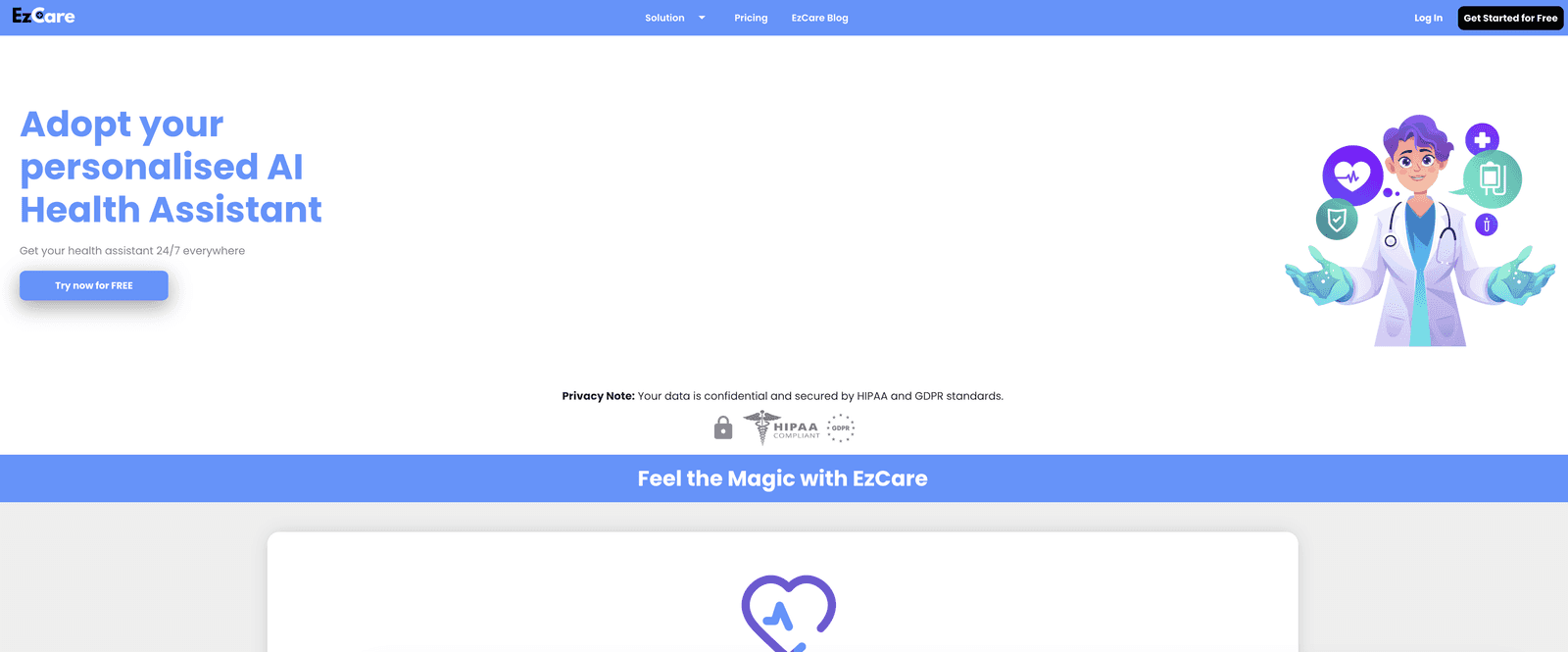 EzCare Review – Personalized AI Health Management