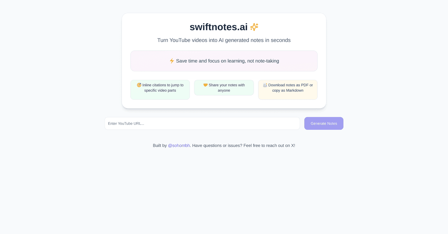 Swiftnotes.Ai