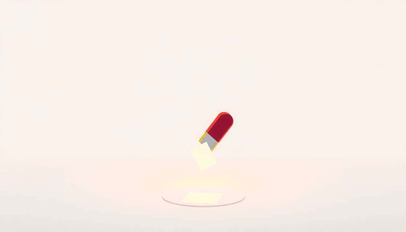 A minimalistic illustration of an elegant magnet attracting glowing paper notes and small icons of authors, set against a clean background with soft lighting.