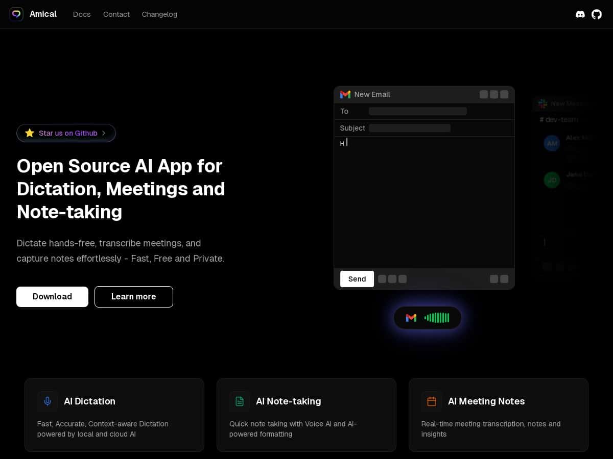 Amical Review – A Friendly Look at This Open-Source Voice Tool