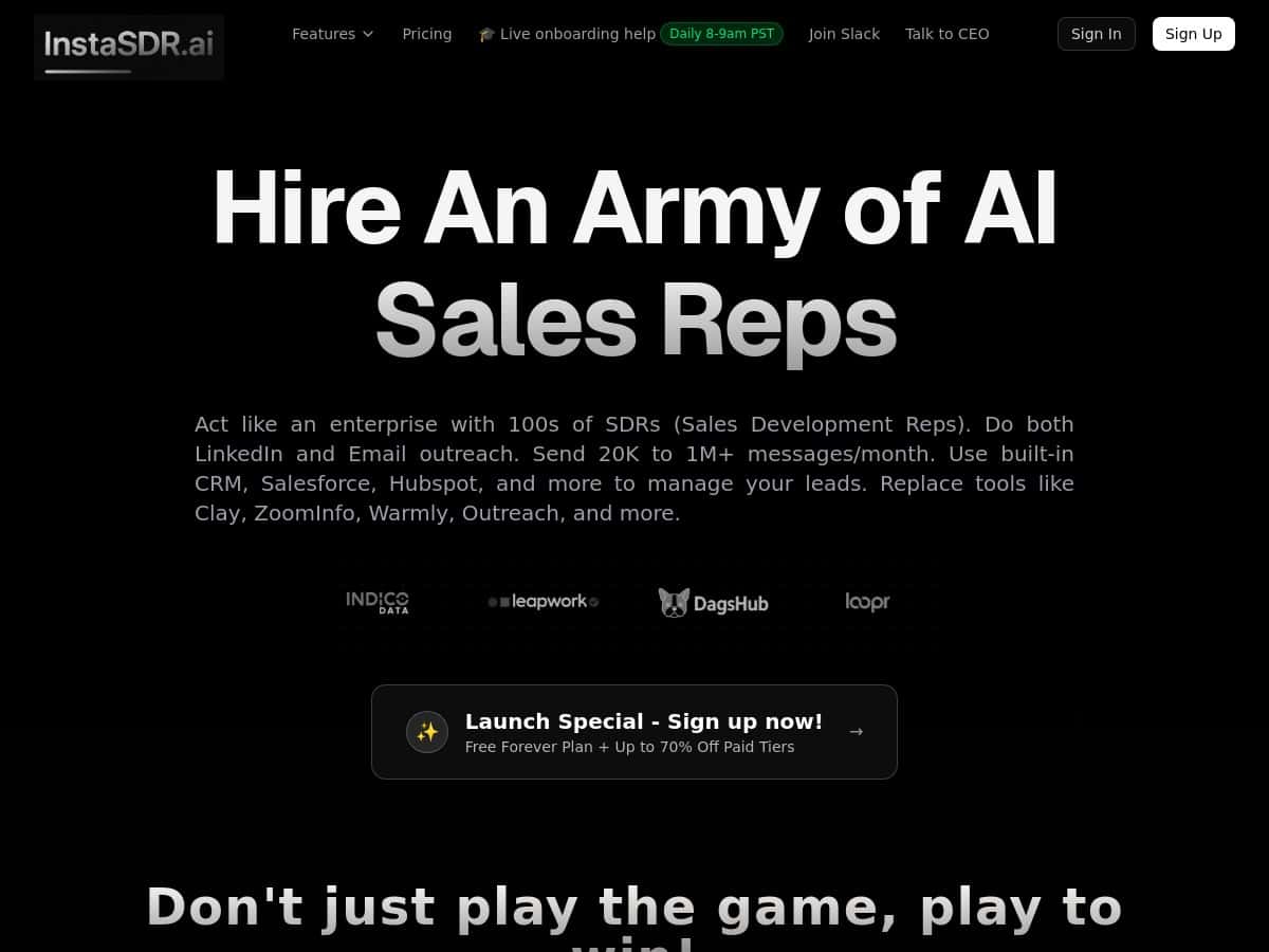 Reseña de InstaSDR.ai – Mejora tu alcance de ventas