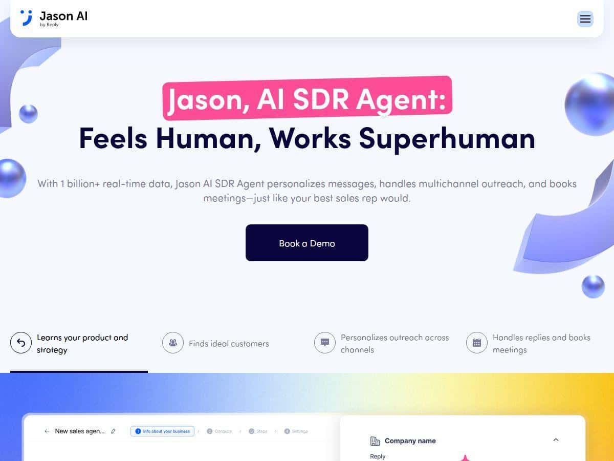 Reseña de Jason AI: Potencia tu alcance de ventas hoy