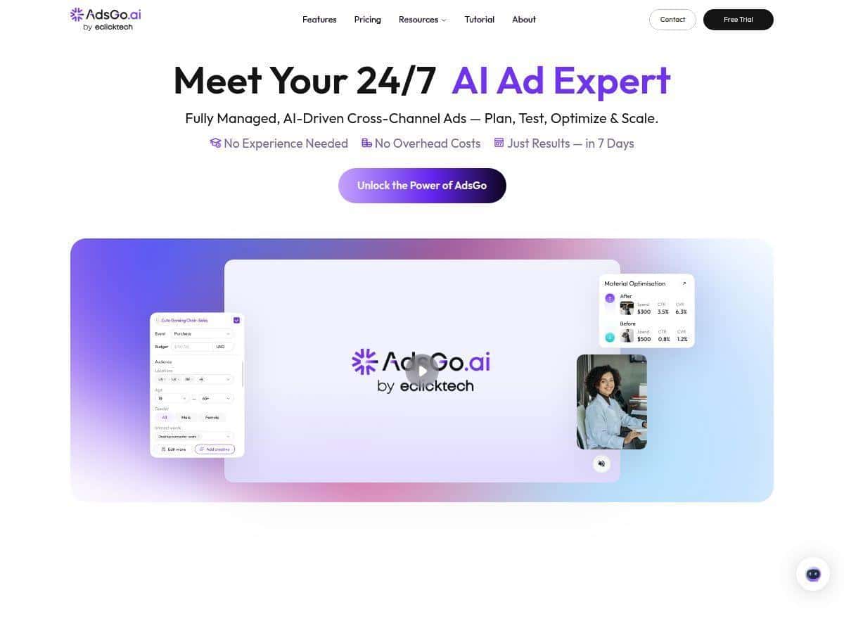 Reseña de AdsGo AI – Simplifica tus campañas de publicidad