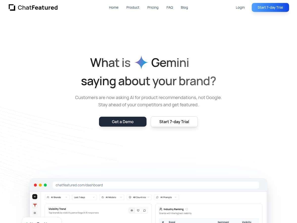 ChatFeatured Bewertung – Ihr KI-Sichtbarkeits-Partner