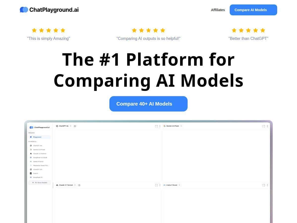ChatPlayground AI Review – Unlocking the Power of Multiple AI Models