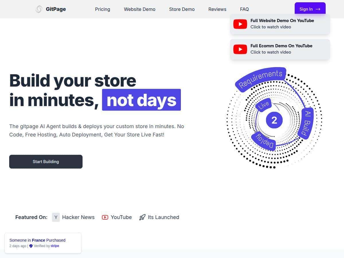GitPage Review – The Fastest No-Code Website Builder