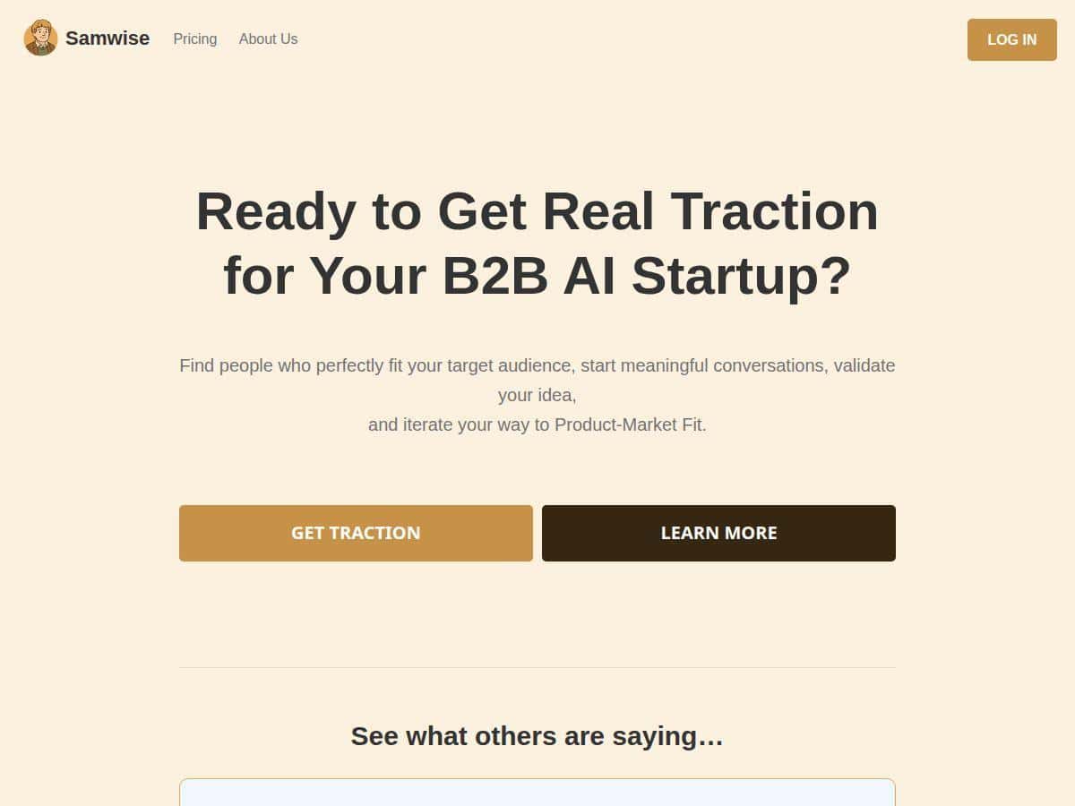 Reseña de Samwise: imprescindible para startups B2B de IA