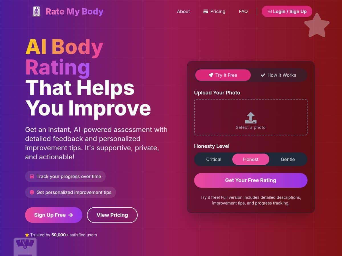 Reseña de AI Rate My Body: análisis sincero de esta herramienta de valoración del cuerpo.