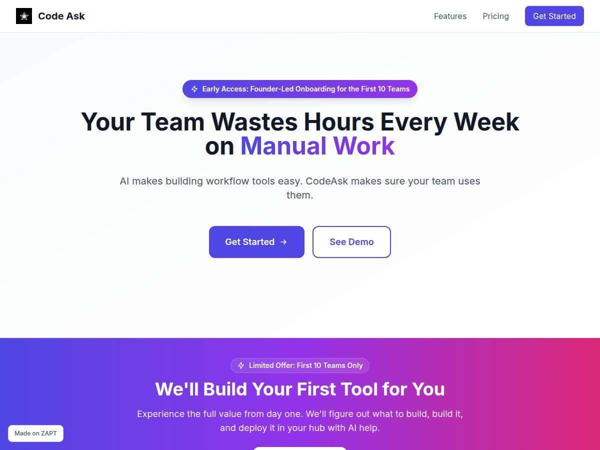 CodeAsk Review – Your Guide to Streamlined Workflow Automation