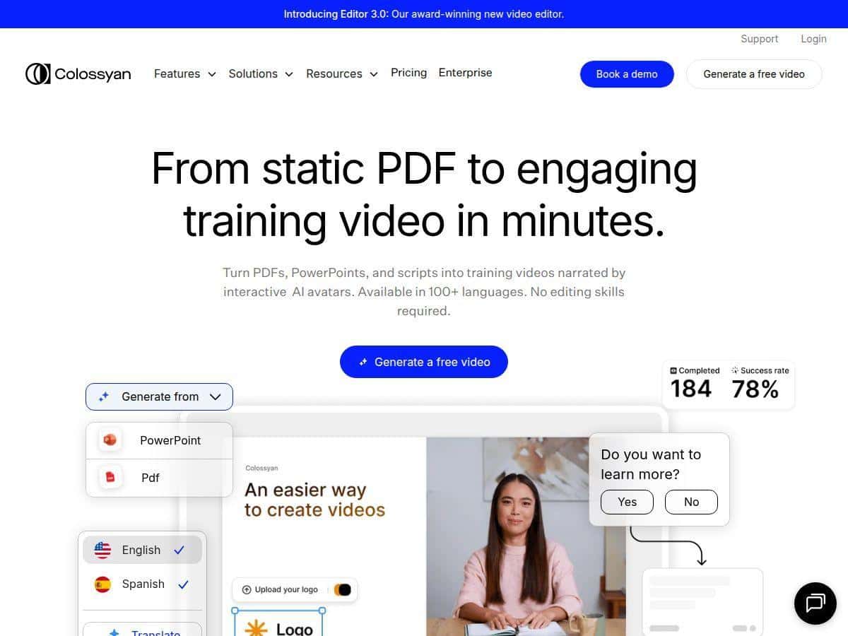 Colossyan Bewertung – Kurzer Blick auf KI-Videoerstellung im Jahr 2025