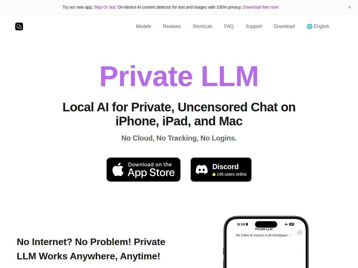 Revisión de Private LLM: la mejor IA sin conexión para dispositivos Apple.