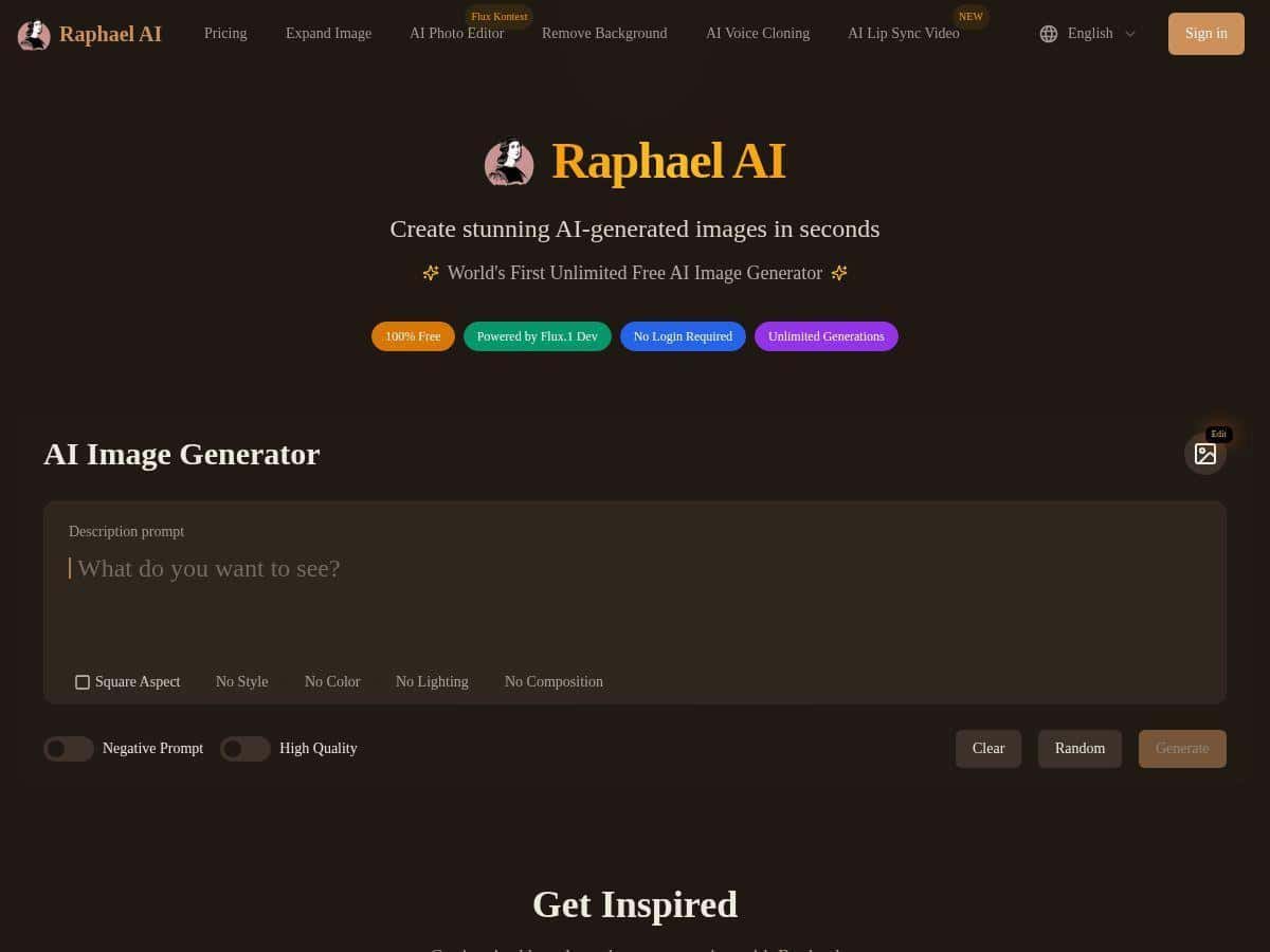 Reseña de Raphael AI – Generador de imágenes de alta calidad y gratuito