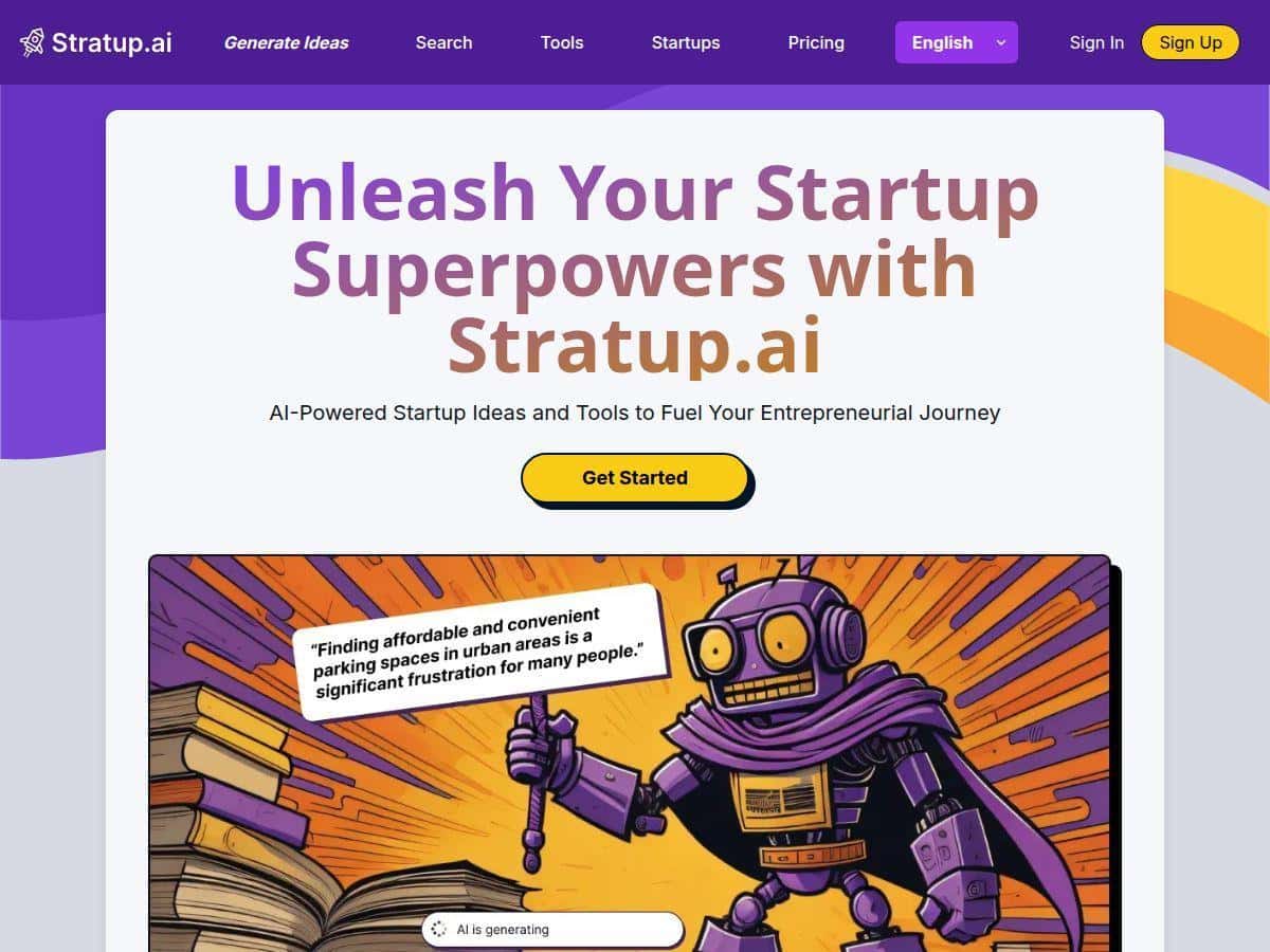 Stratup.ai Bewertung – Entdecken Sie die Zukunft von Startup-Ideen