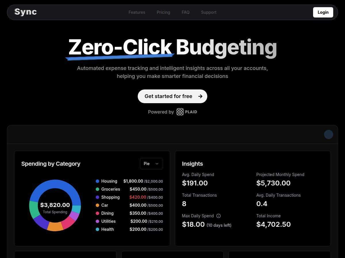 Sync Review – Eine einfache Möglichkeit, Ausgaben zu verfolgen und zu verwalten