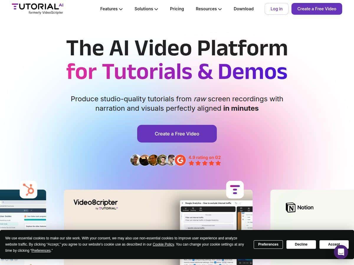 TutorialAI Review – Effortless Video Creation with AI