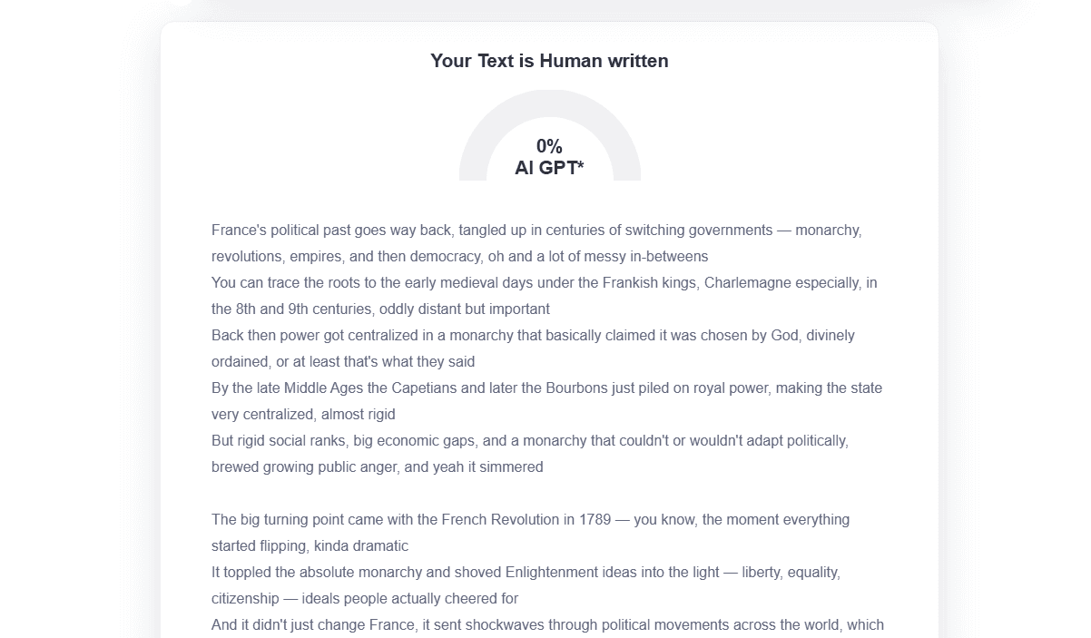 AI writing draft being improved into a more human ebook manuscript