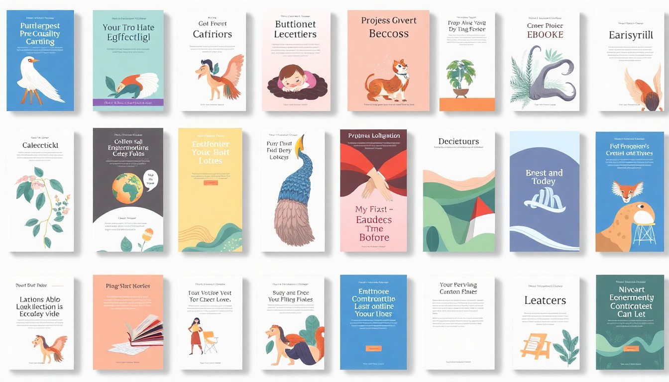 Professional ebook cover templates and designs