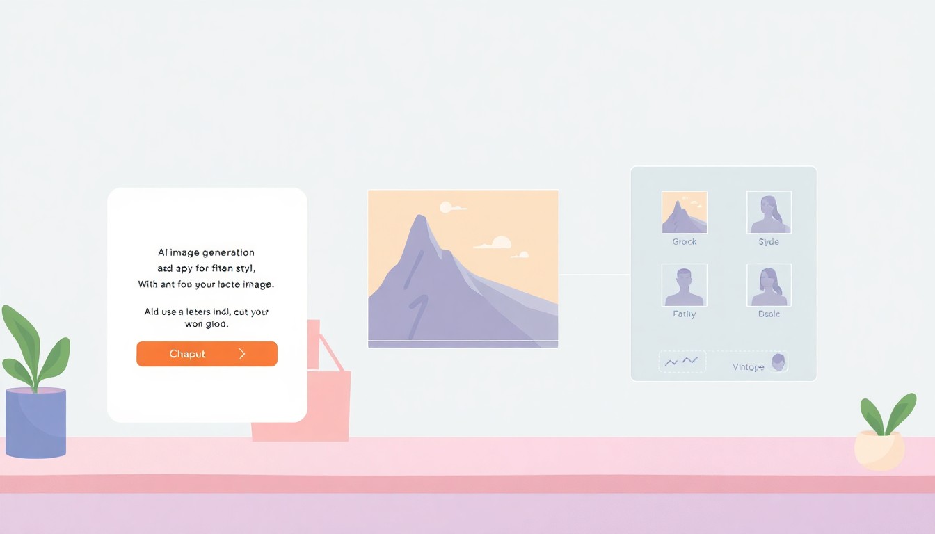 AI image generation process from prompt to final image