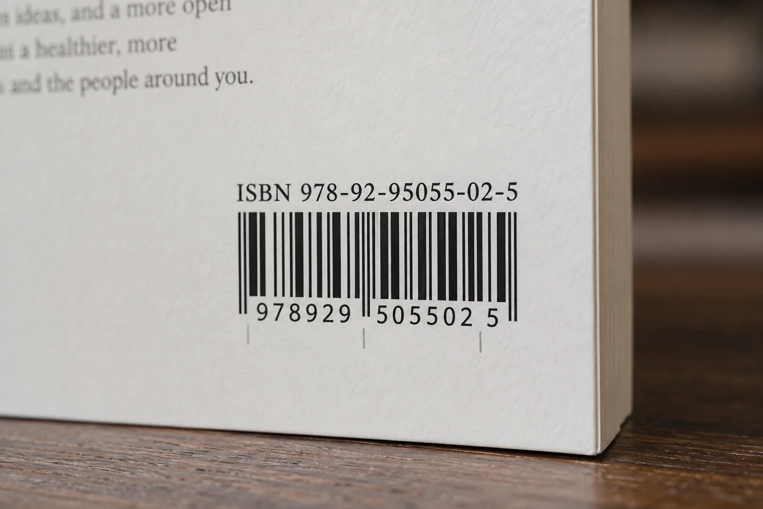 Book cover proof showing ISBN 978-92-95055-02-5